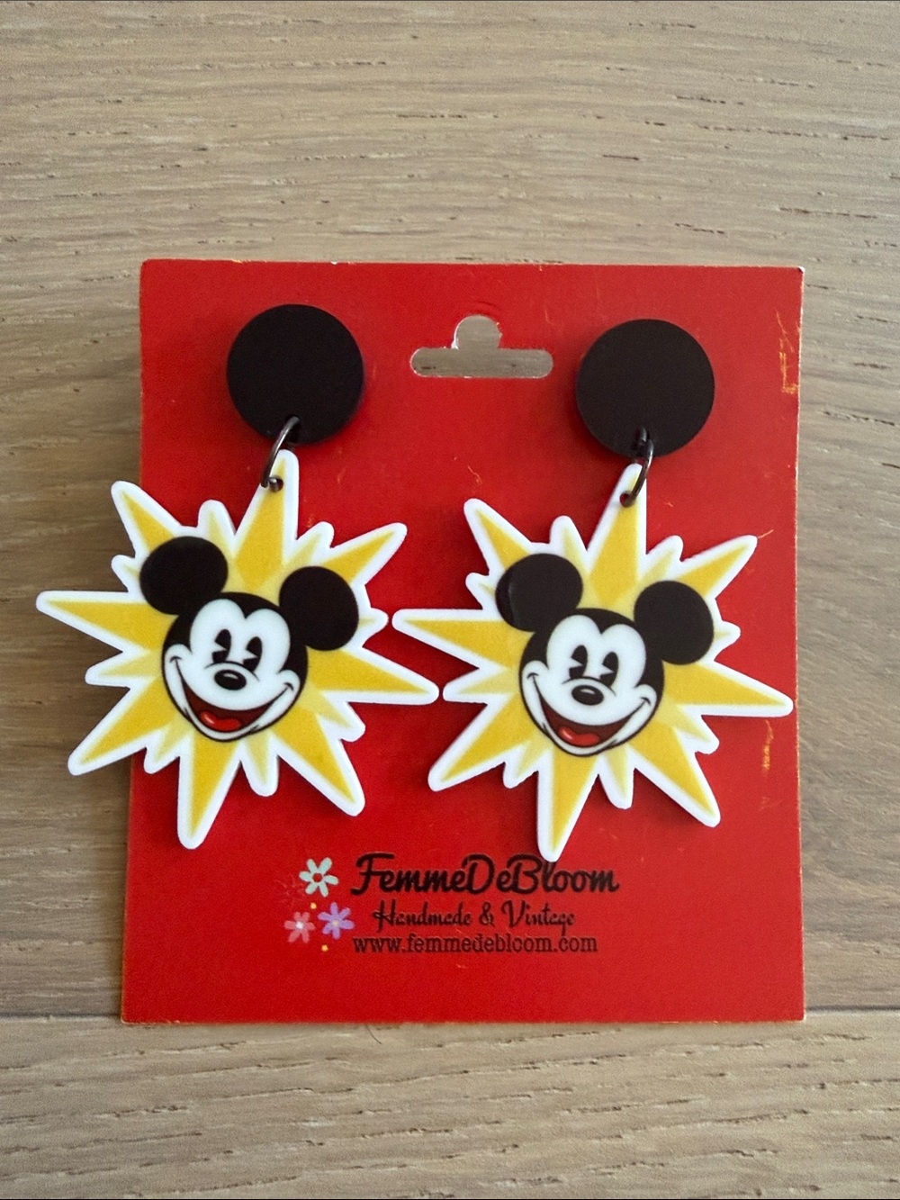 Mickey earrings